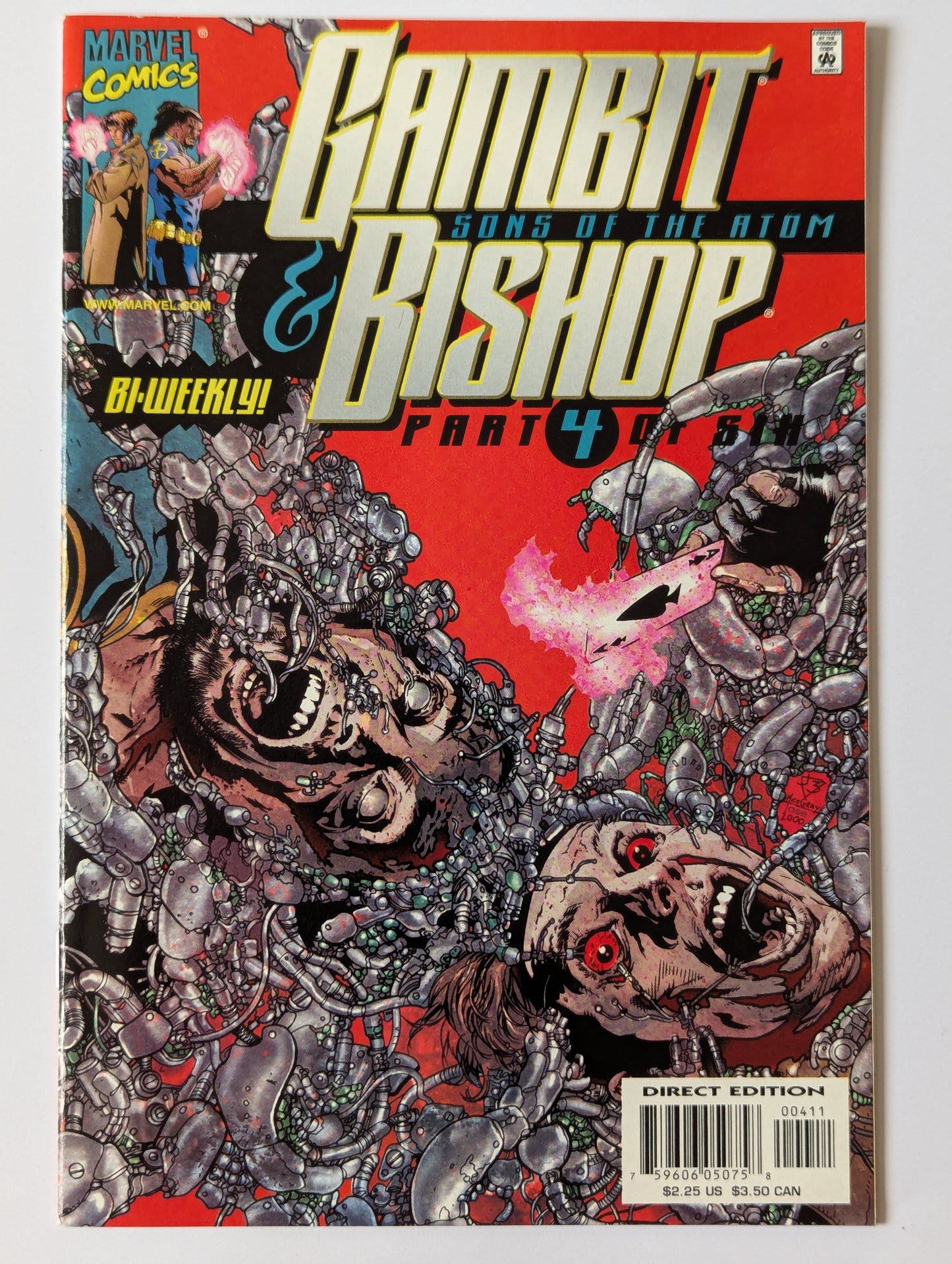 Gambit and Bishop Sons of the Atom #4 Marvel Comic Book