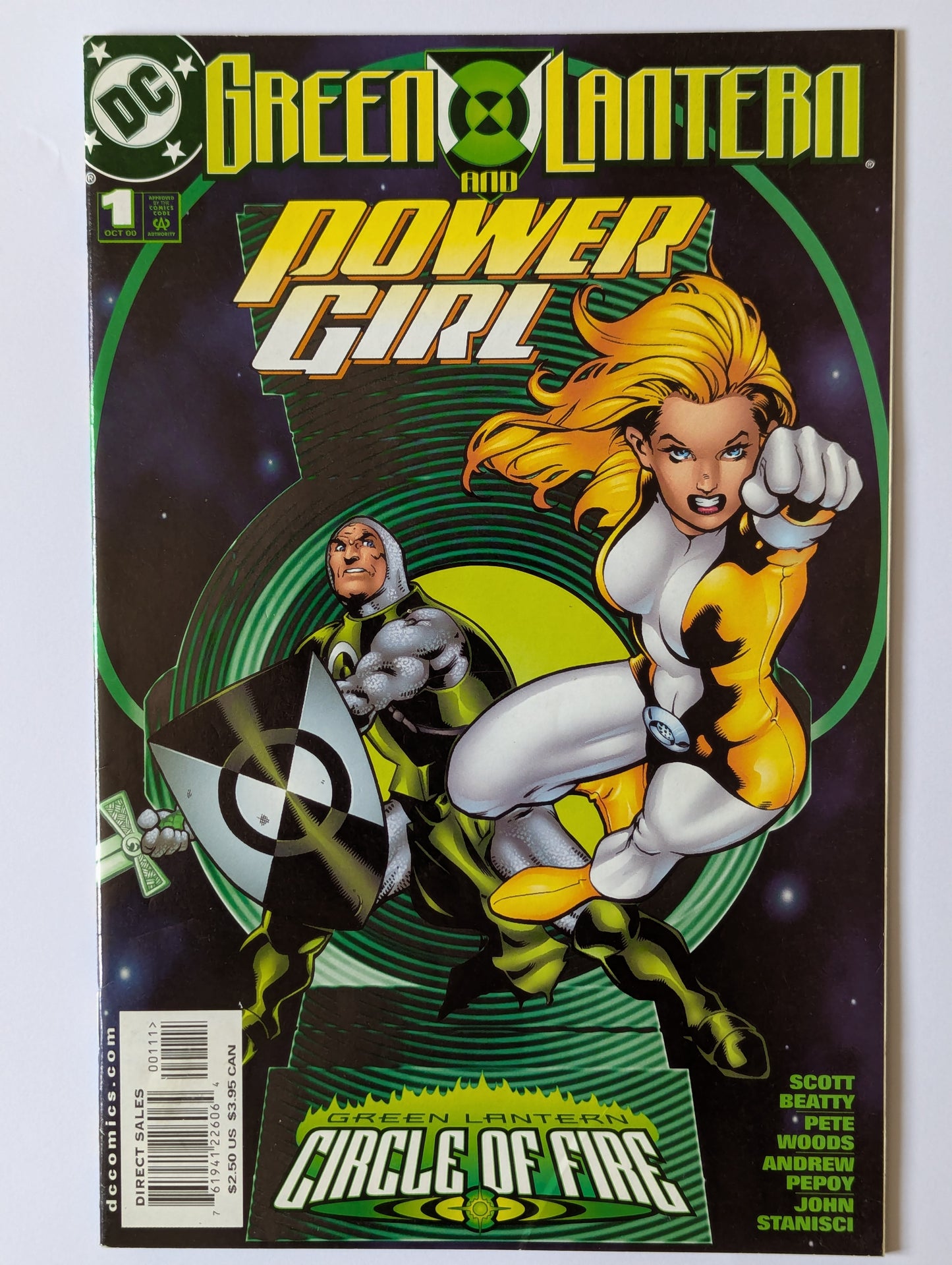 Green Lantern Circle of Fire Power Girl #1 DC Comic Book