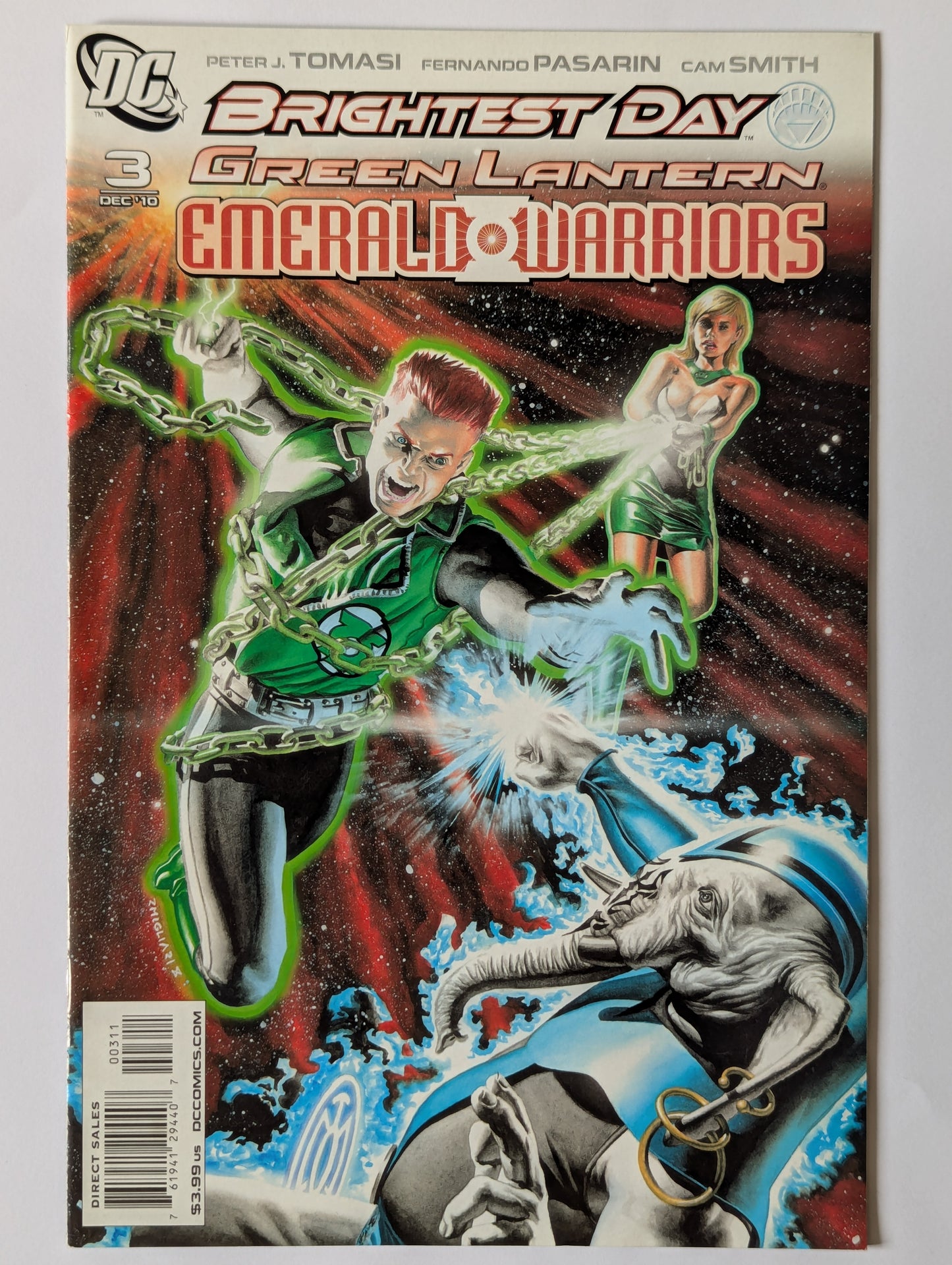 Green Lantern Emerald Warriors #3 DC Comic Book