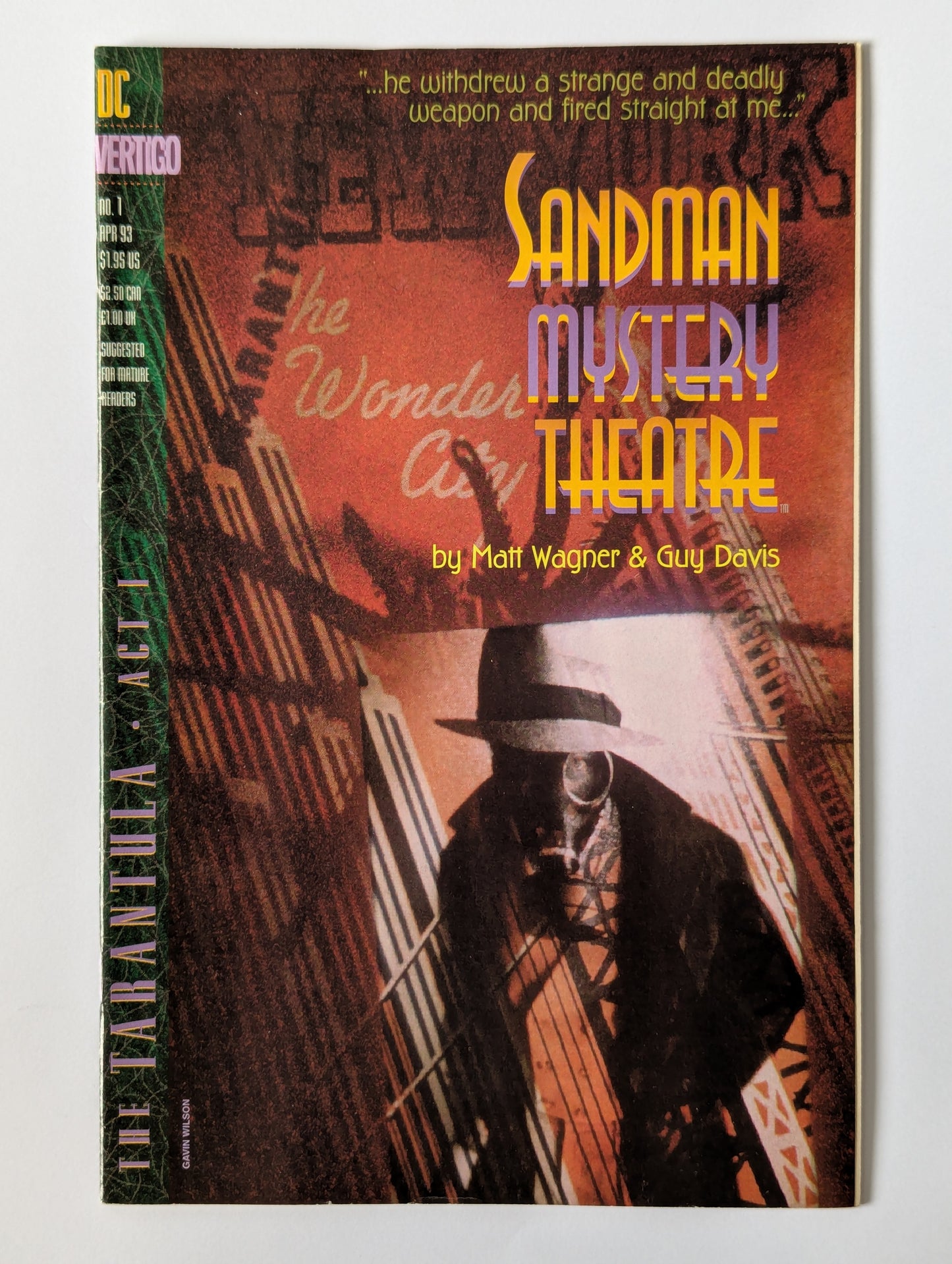 Sandman Mystery Theatre #1 DC Vertigo Comic Book