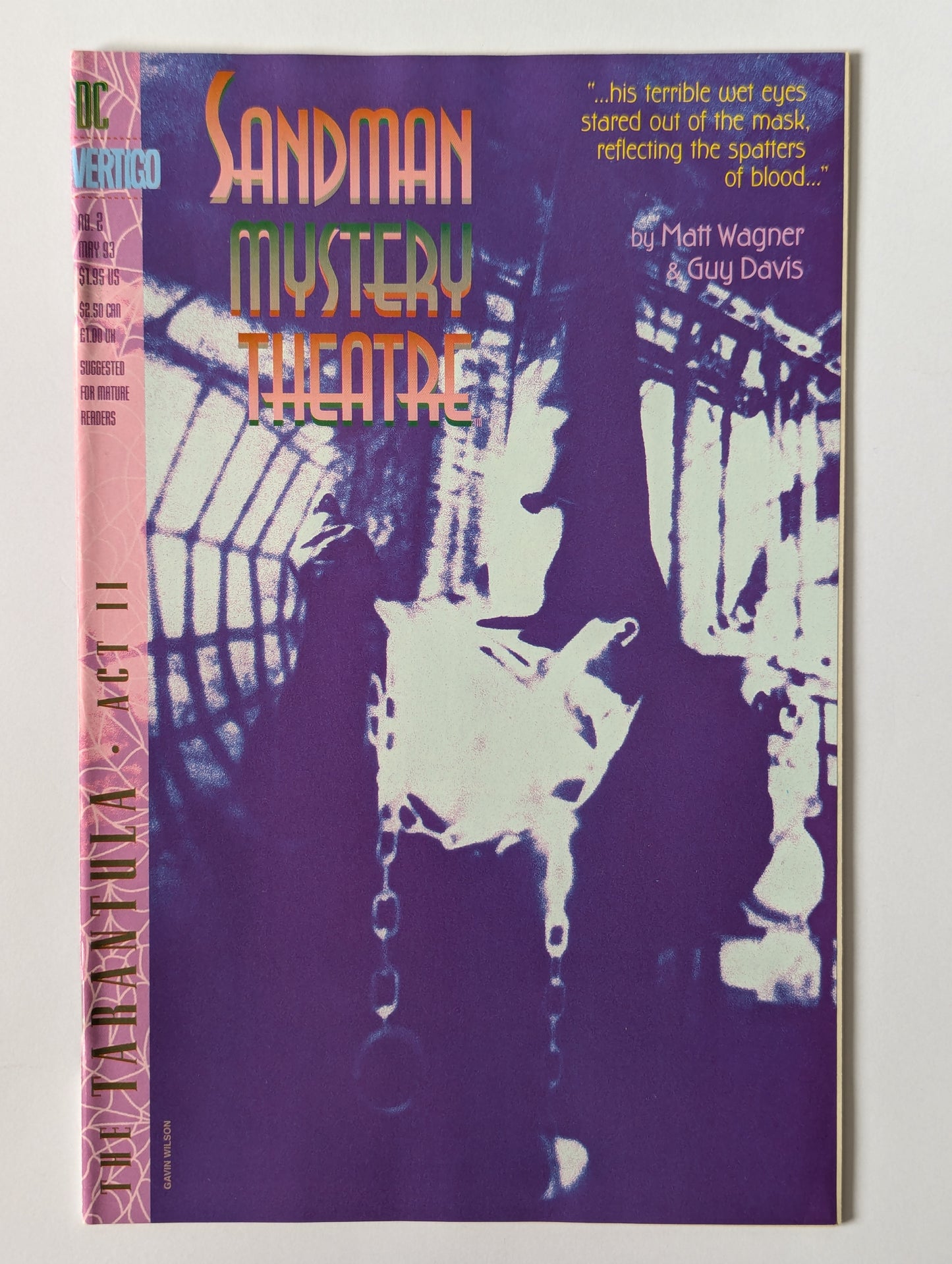 Sandman Mystery Theatre #2 DC Vertigo Comic Book