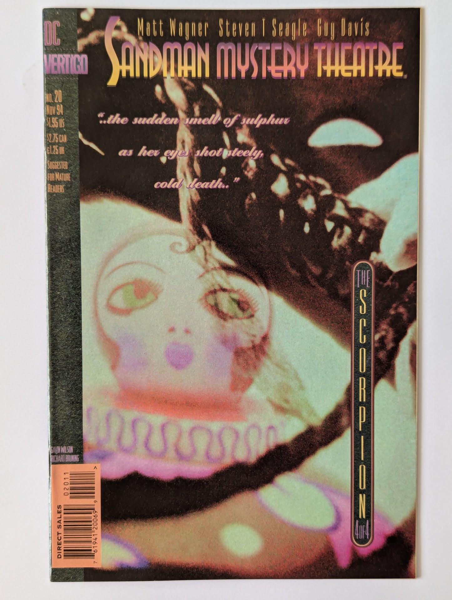 Sandman Mystery Theatre #20 DC Vertigo Comic Book