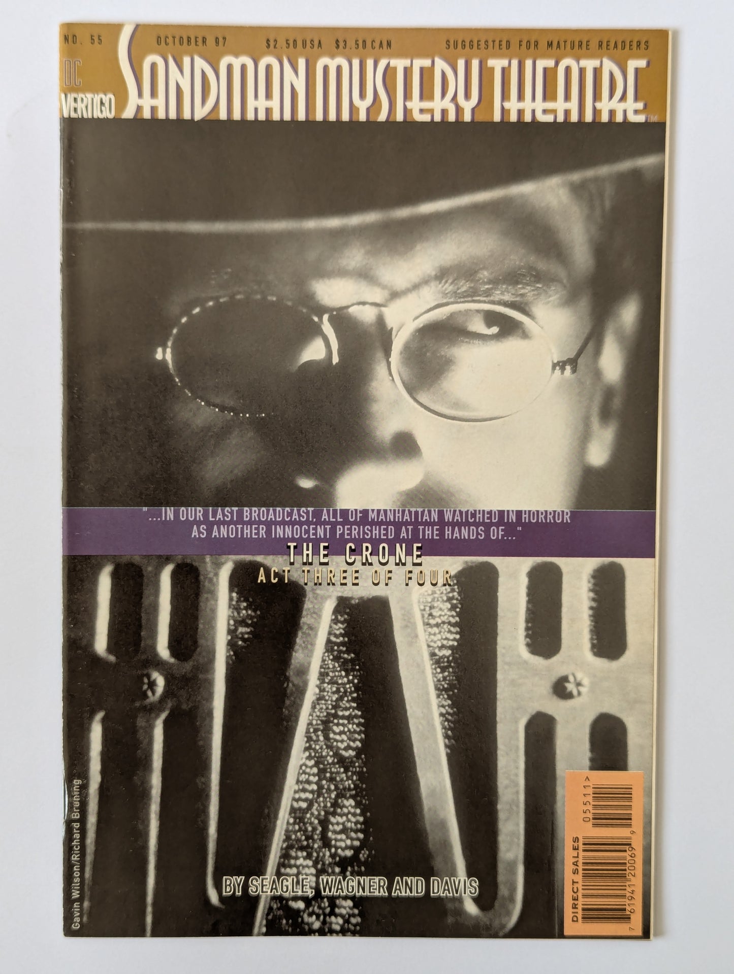Sandman Mystery Theatre #55 DC Vertigo Comic Book