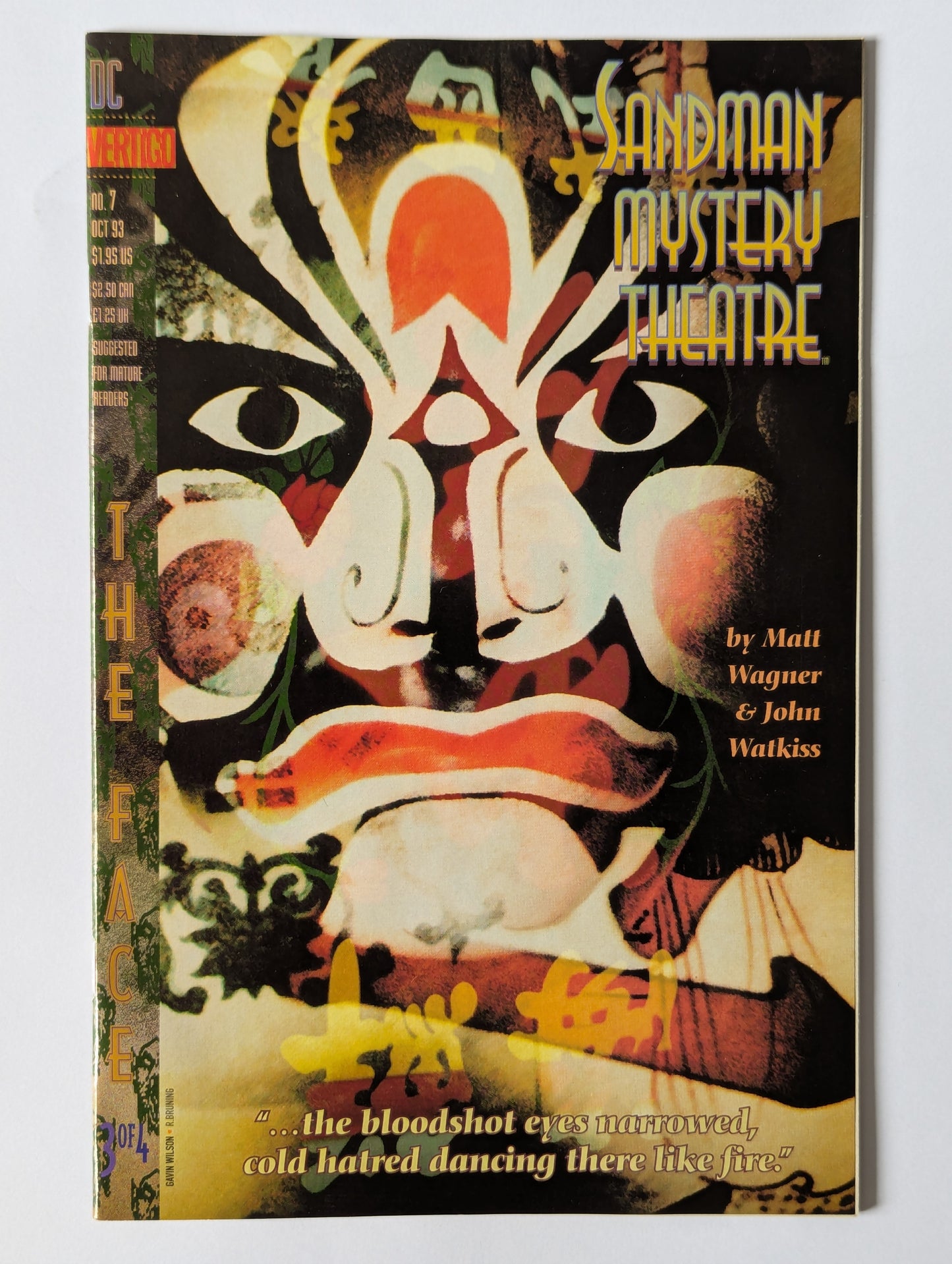 Sandman Mystery Theatre #7 DC Vertigo Comic Book
