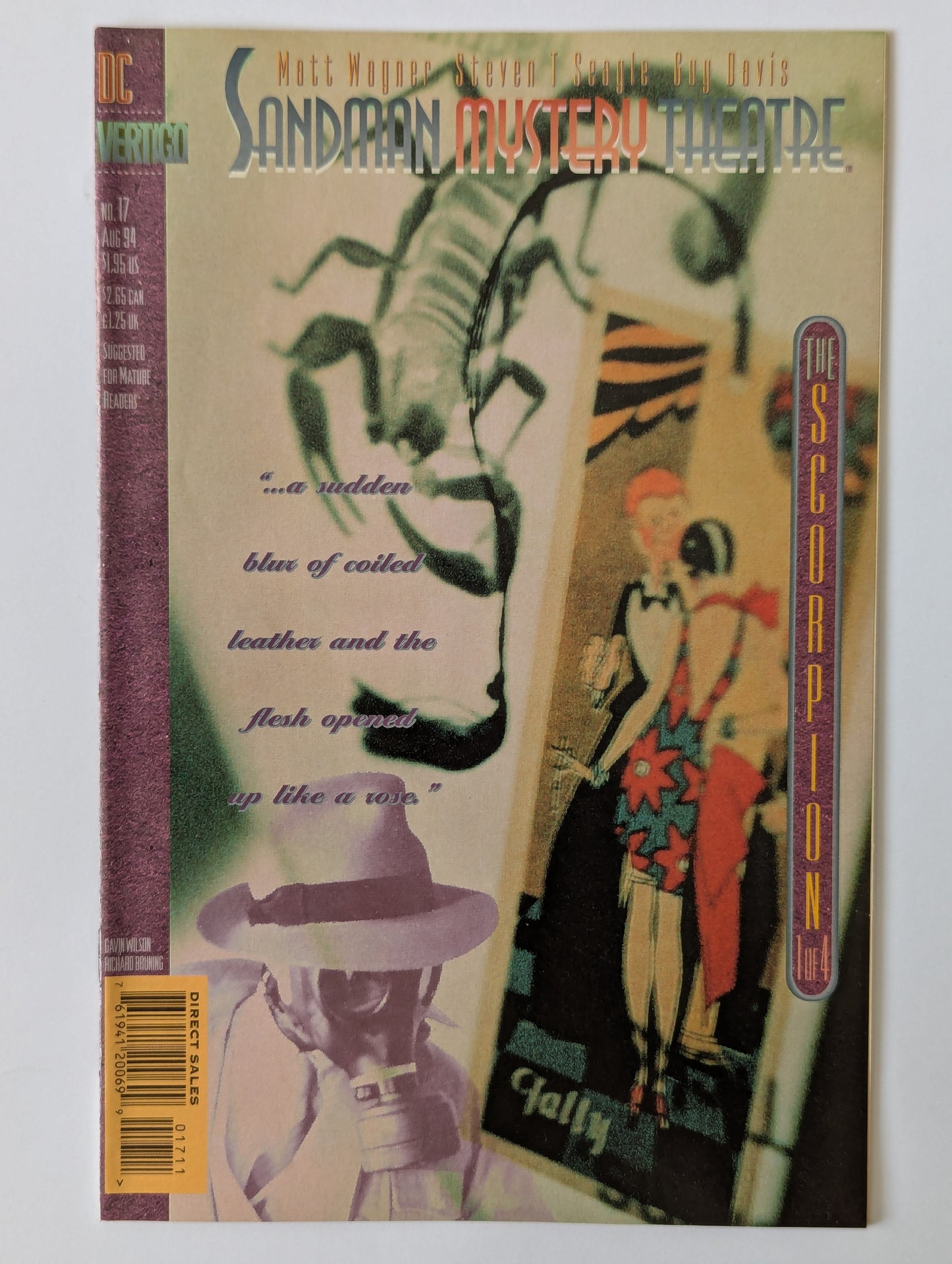 Sandman Mystery Theatre #17 DC Vertigo Comic Book
