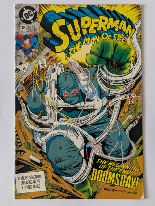 Superman The Man of Steel #18 DC Comic Book