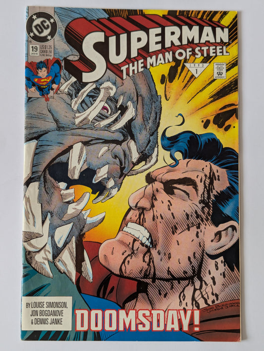 Superman The Man of Steel #19 DC Comic Book