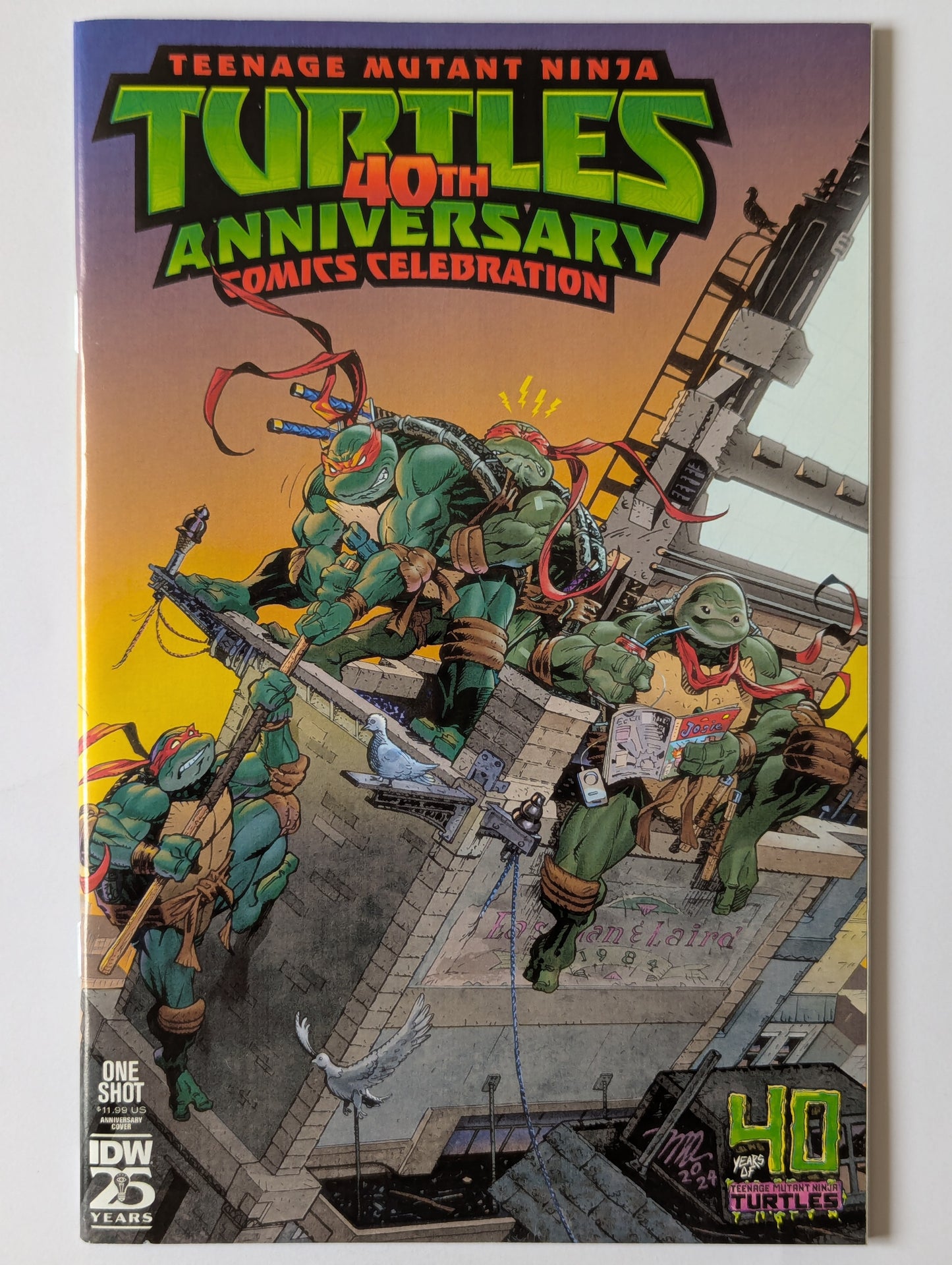 Teenage Mutant Ninja Turtles 40th Anniversary Comics Celebration IDW Comic Book