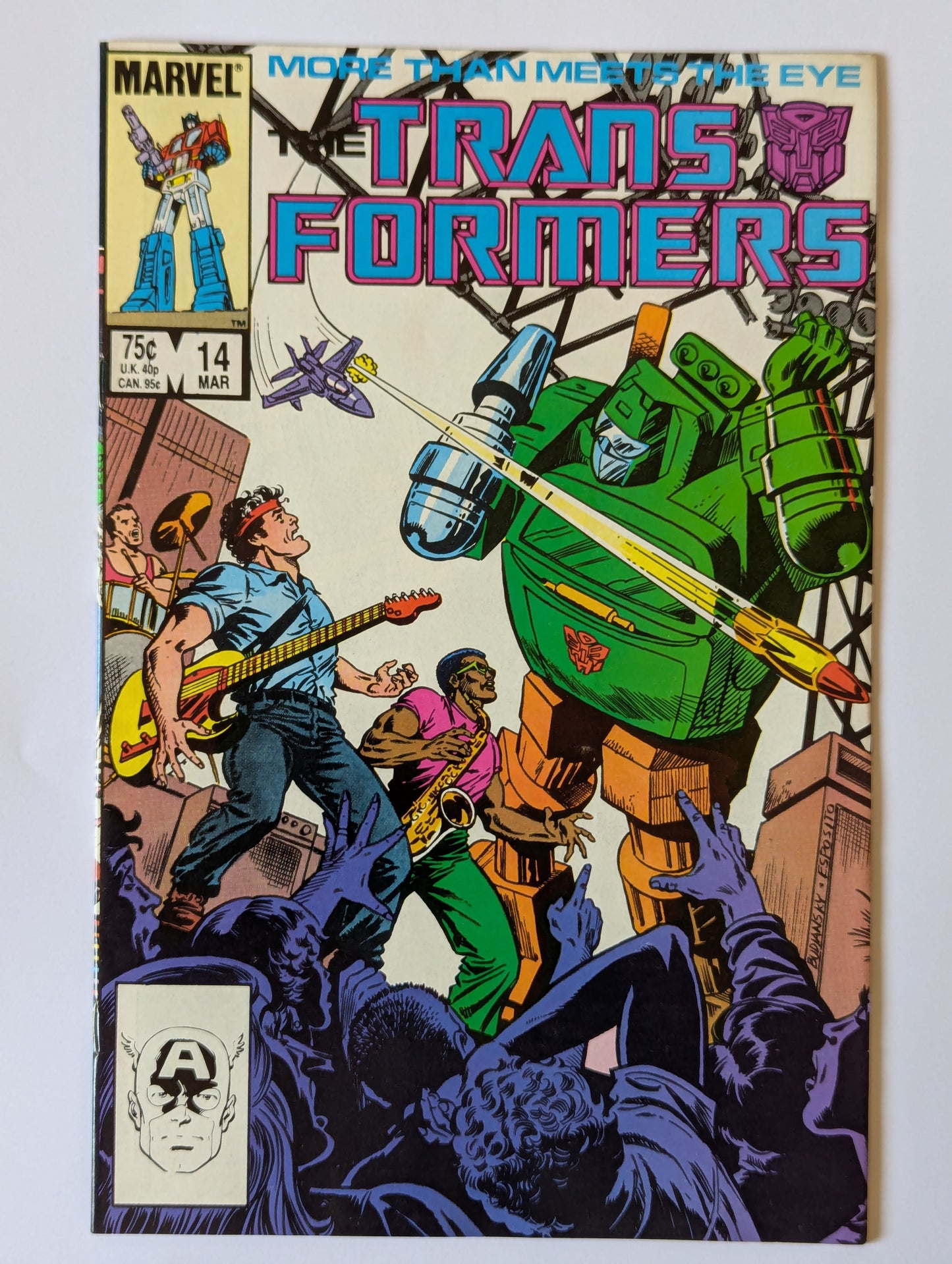 Transformers #14 Marvel Comic Book