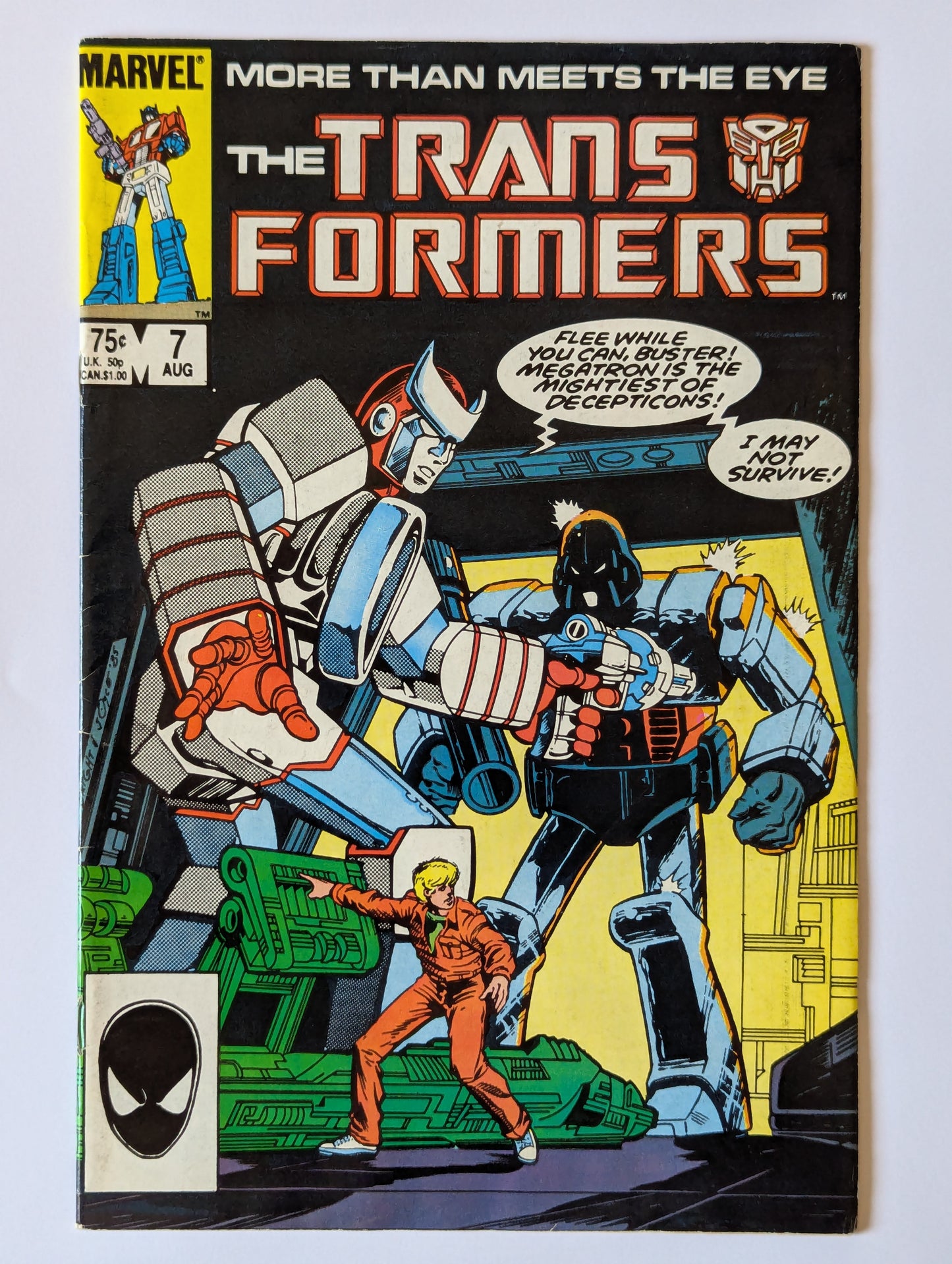 Transformers #7 Marvel Comic Book