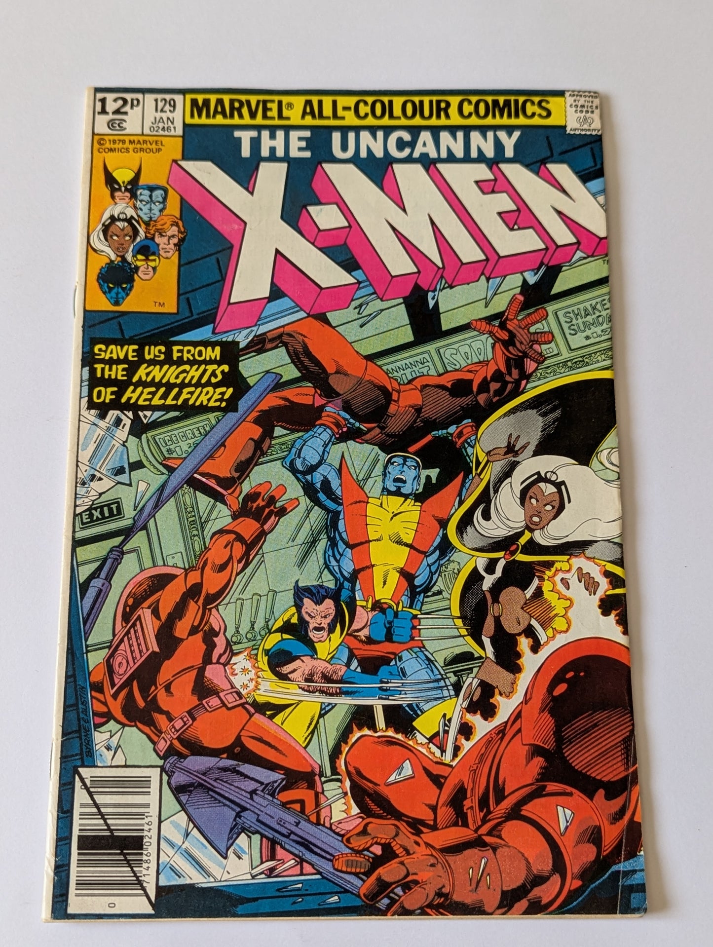 Uncanny X-Men #129 Marvel Comic Book First Appearance of Kitty Pryde and Emma Frost