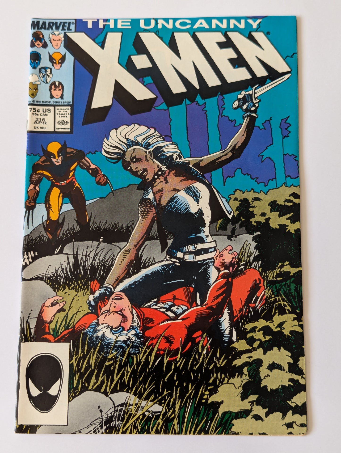 Uncanny X-Men #216 Marvel Comic Book