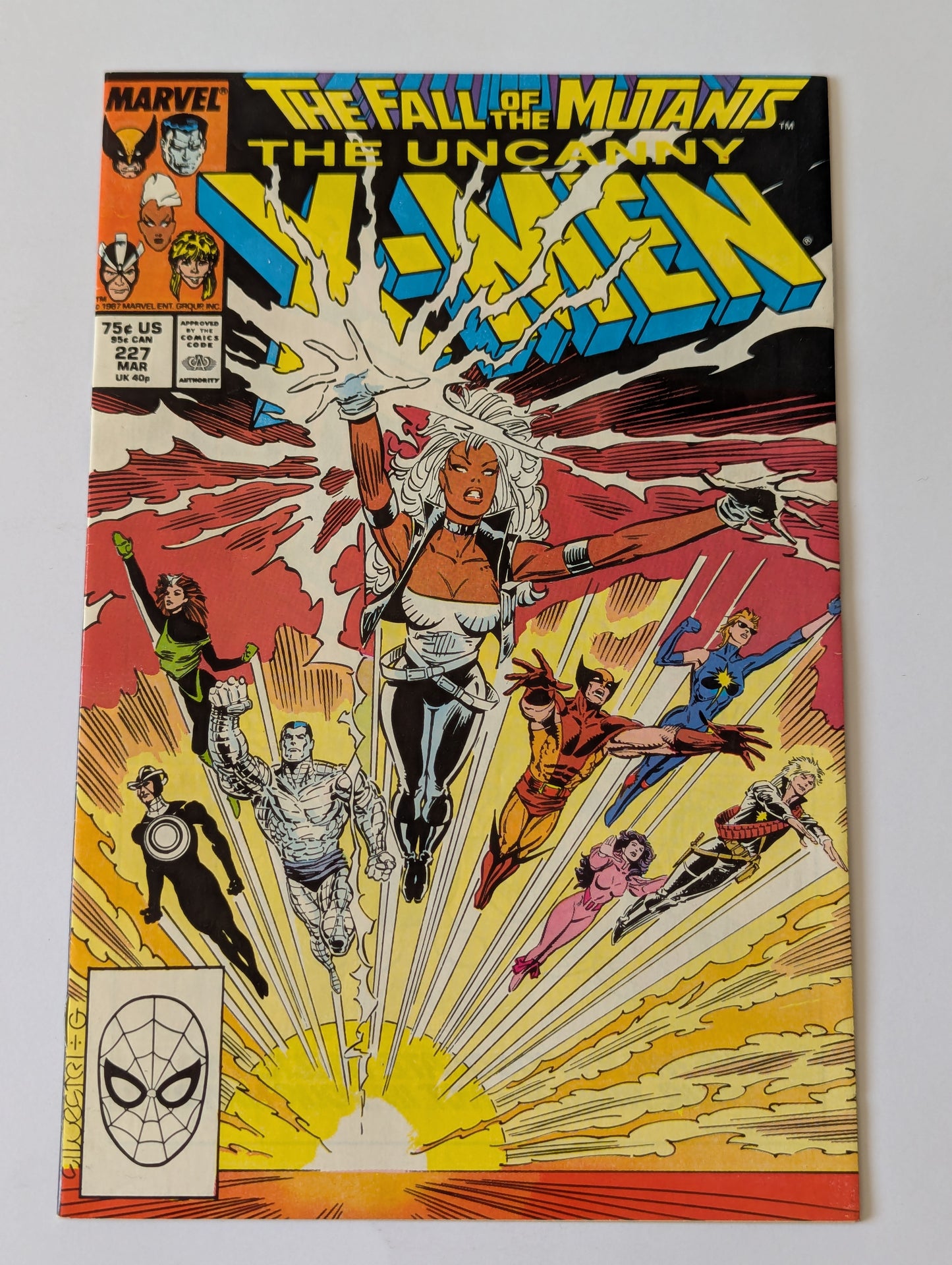 Uncanny X-Men #227 Marvel Comic Book