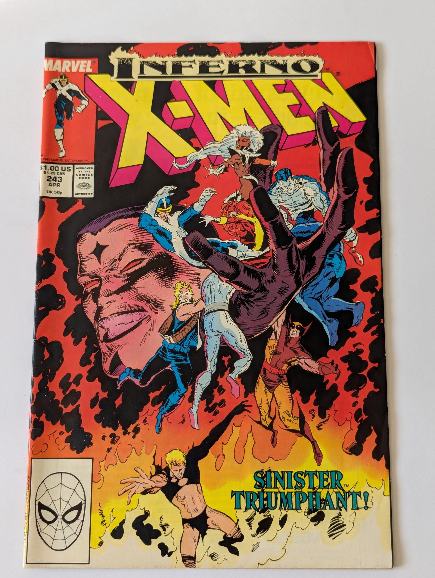 Uncanny X-Men #243 Marvel Comic Book