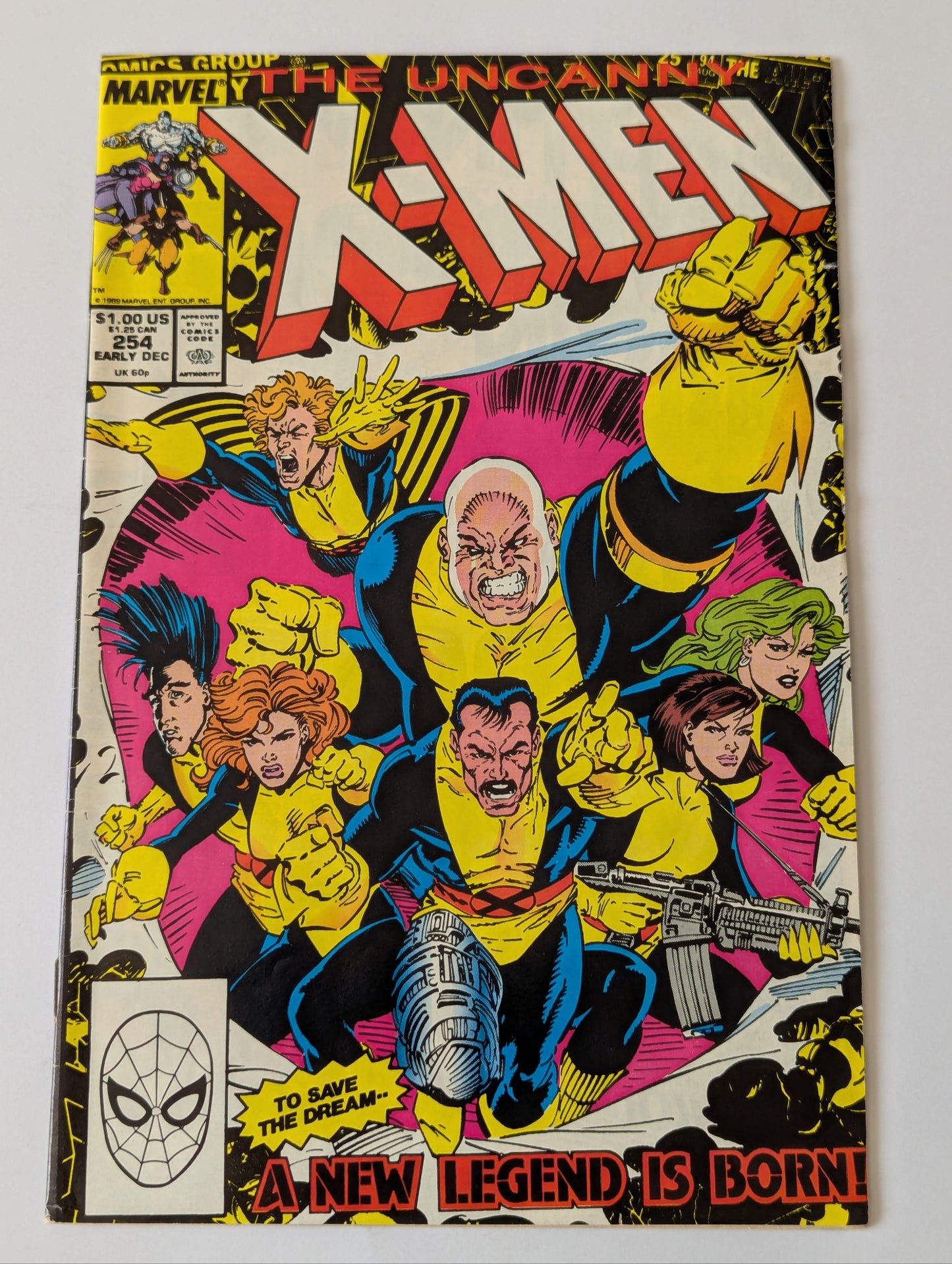 Uncanny X-Men #254 Marvel Comic Book