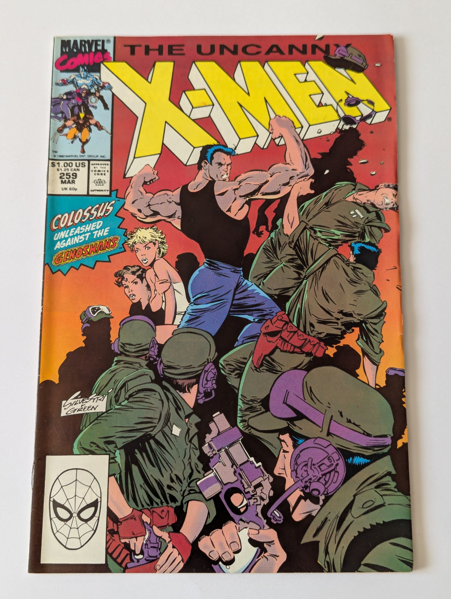 Uncanny X-Men #259 Marvel Comic Book