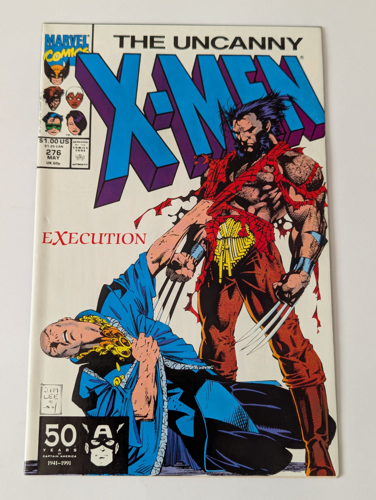 Uncanny X-Men #276 Marvel Comic Book
