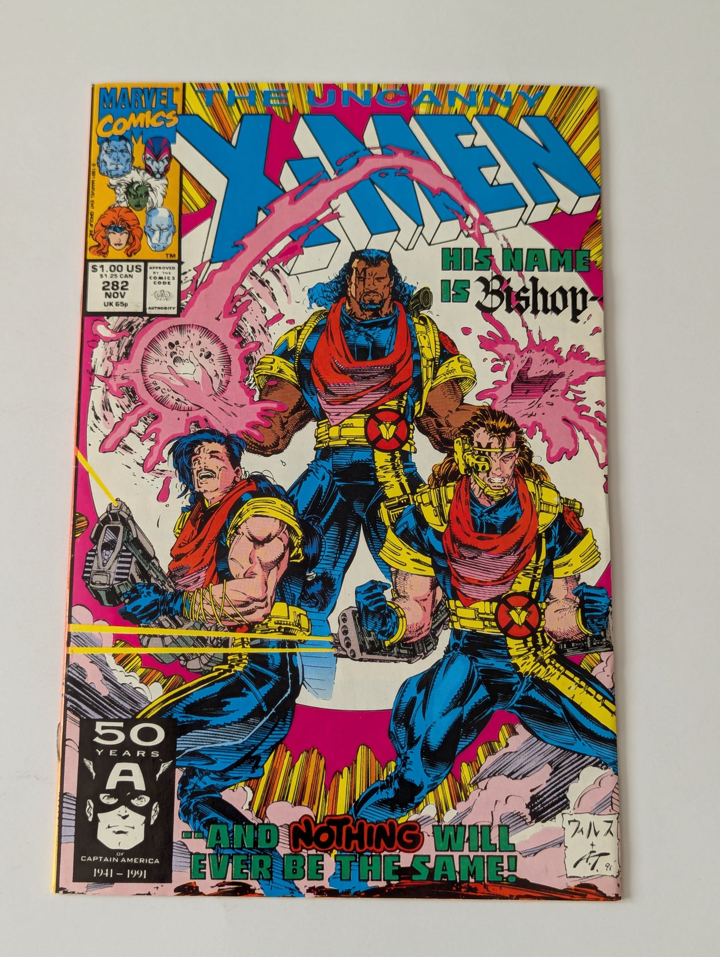 Uncanny X-Men #282 Marvel Comic Book