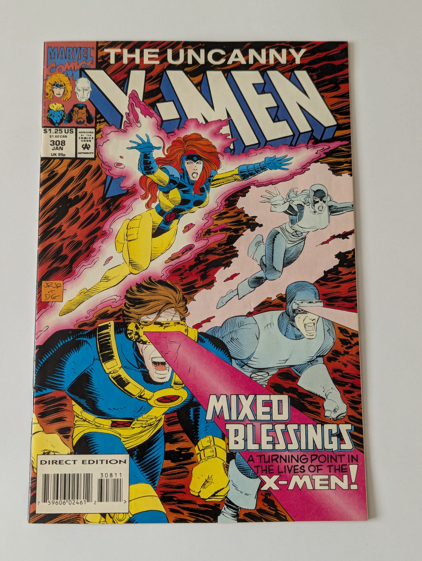 Uncanny X-Men #308 Marvel Comic Book