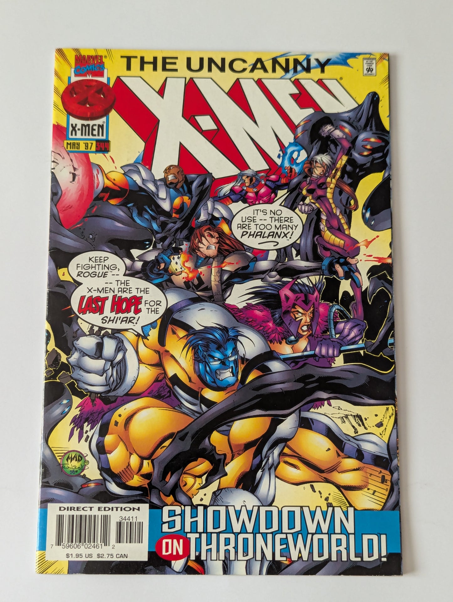 Uncanny X-Men #344 Marvel Comic Book