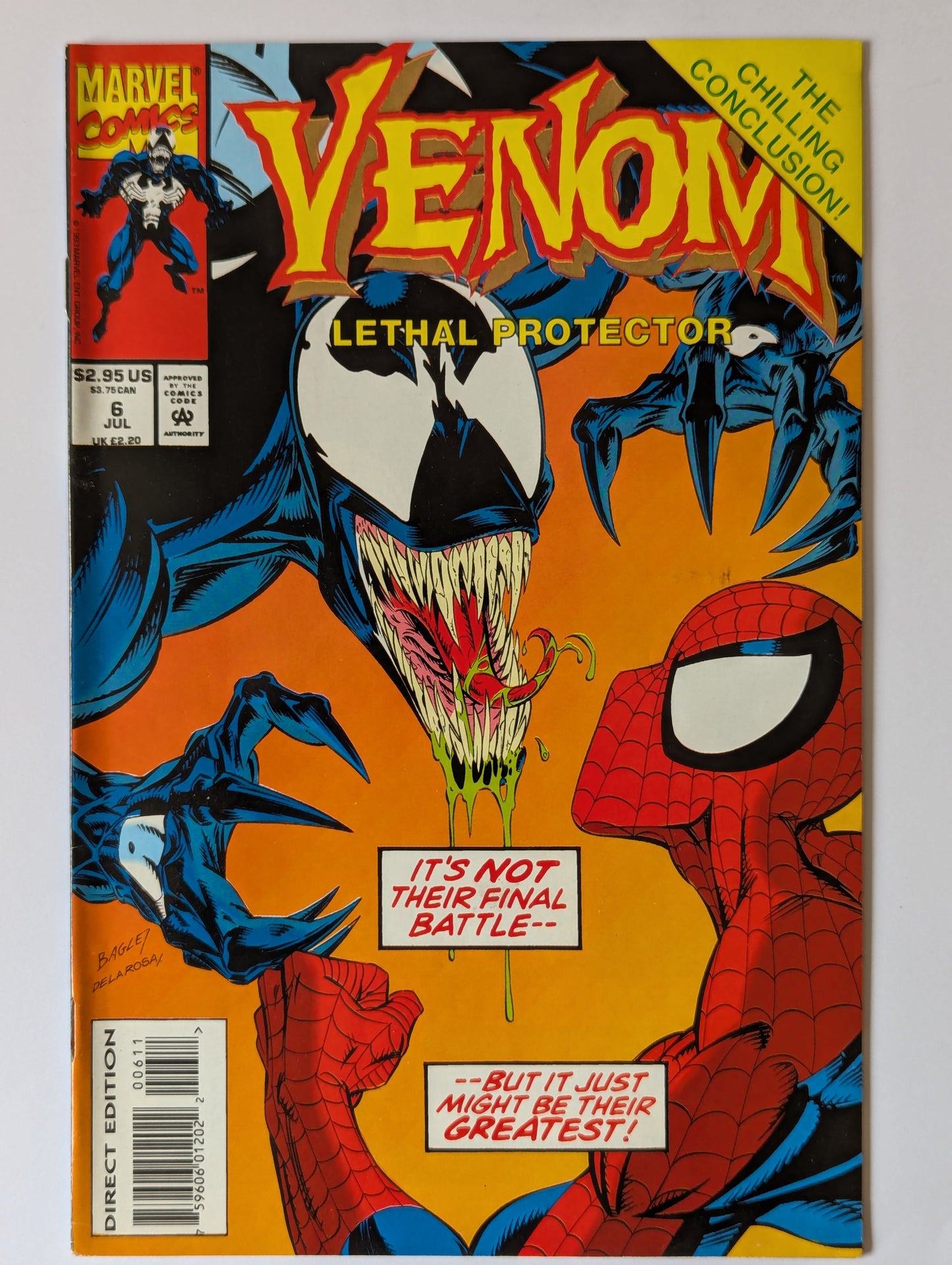 Venom Lethal Protector #6 Marvel Comic Book