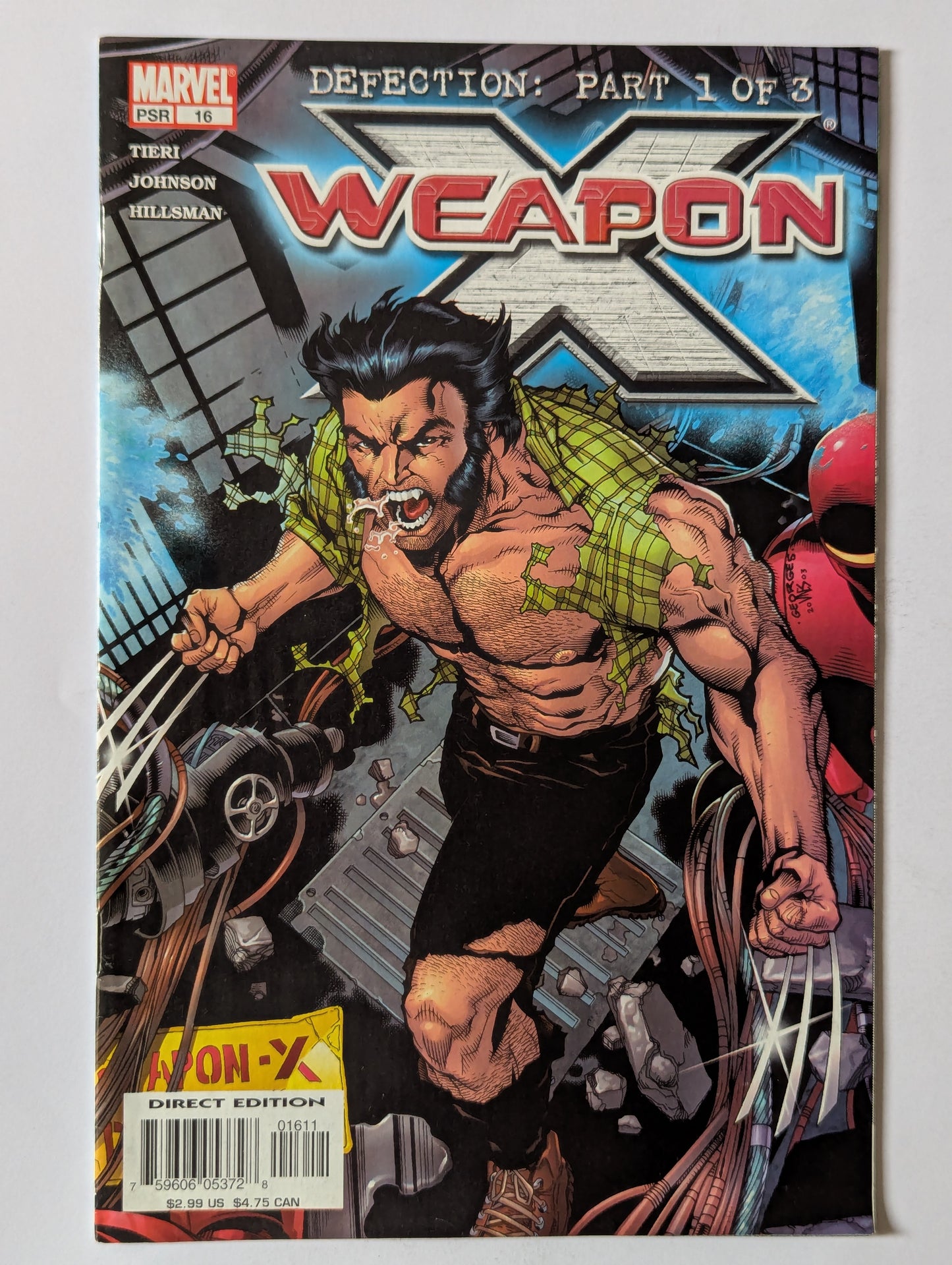 Weapon X #16 Marvel Comic Book