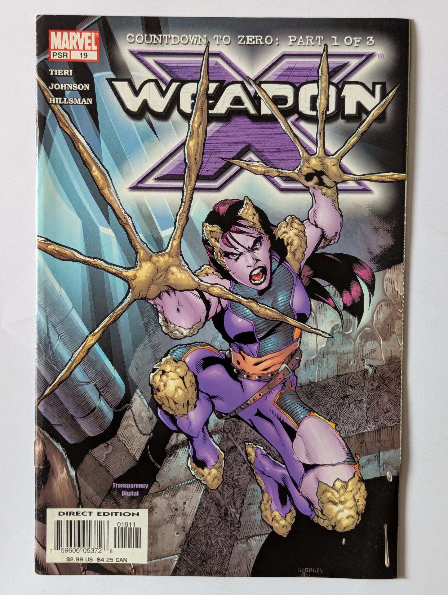 Weapon X #19 Marvel Comic Book