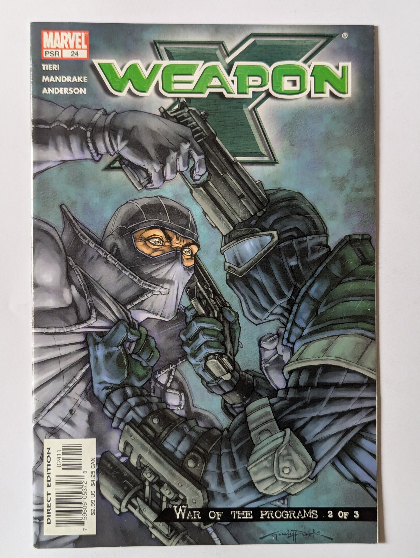 Weapon X #24 Marvel Comic Book