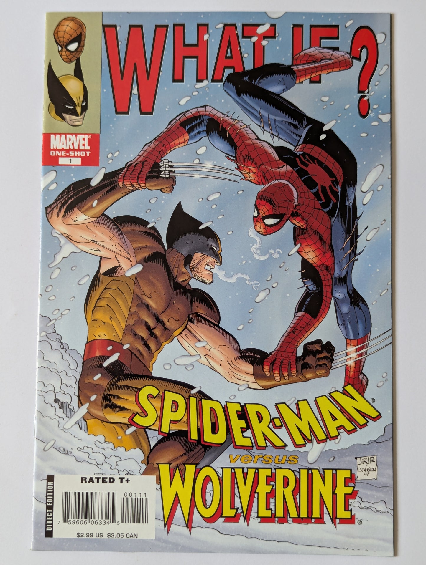What If? Spider-Man versus Wolverine #1 Marvel Comic Book