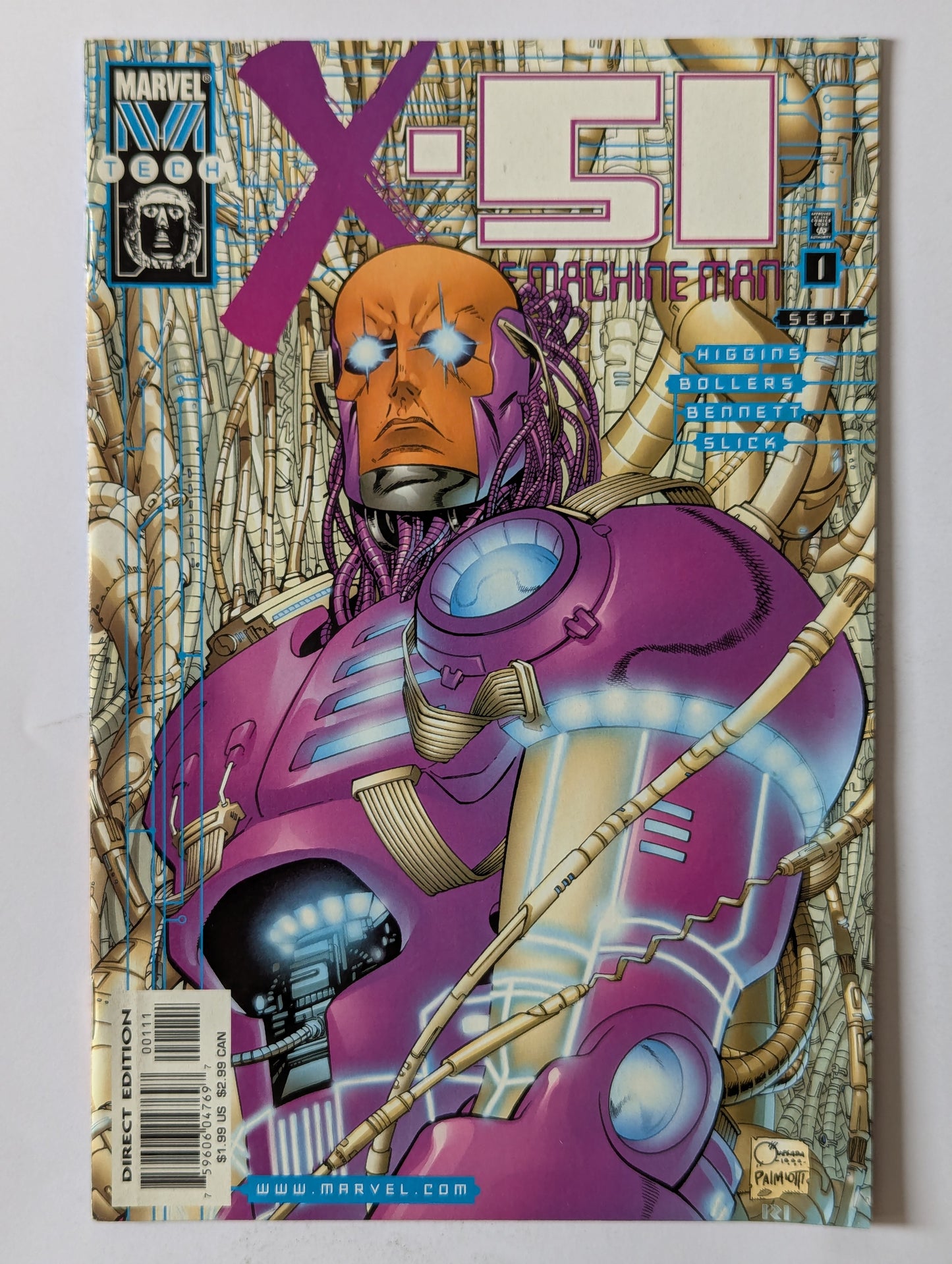 X-51 Machine Man #1 Marvel Comic Book