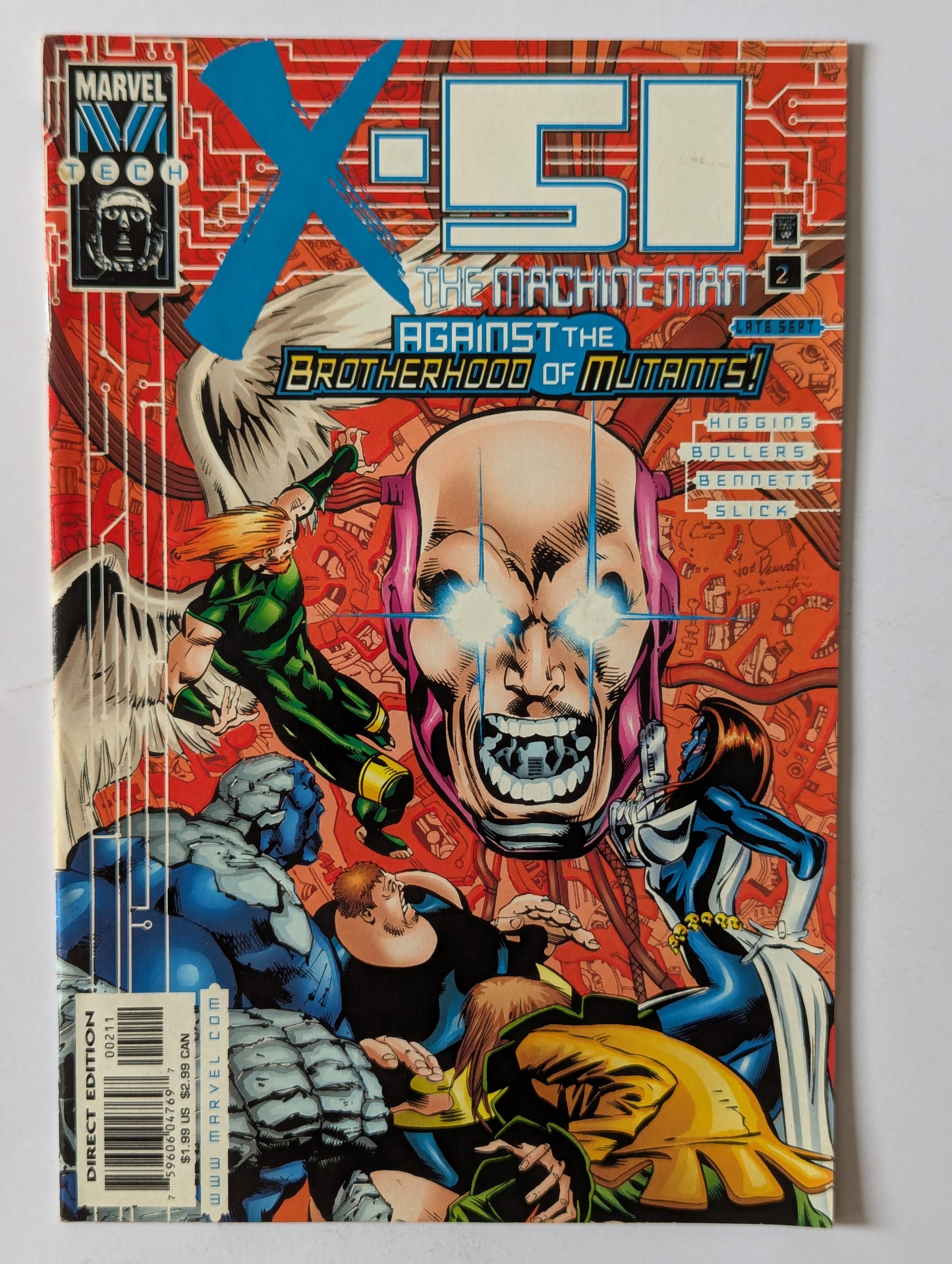 X-51 Machine Man #2 Marvel Comic Book