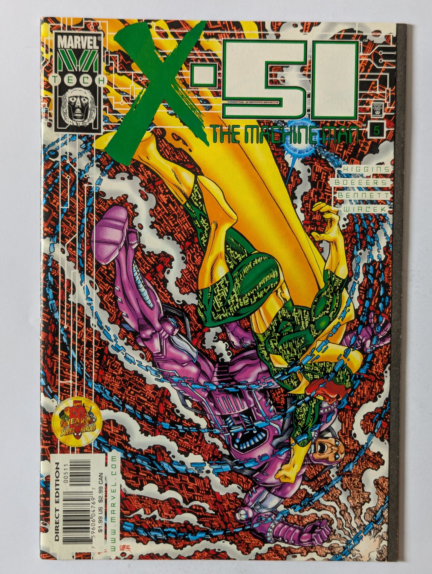 X-51 Machine Man #5 Marvel Comic Book