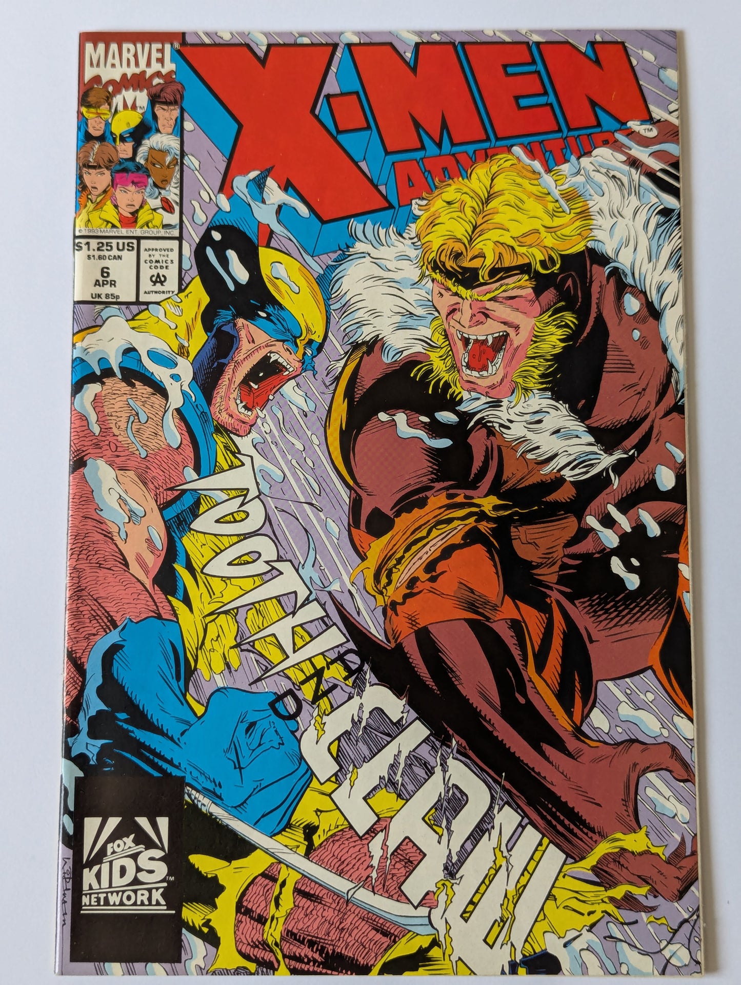 X-Men Adventures #6 Marvel Comic Book