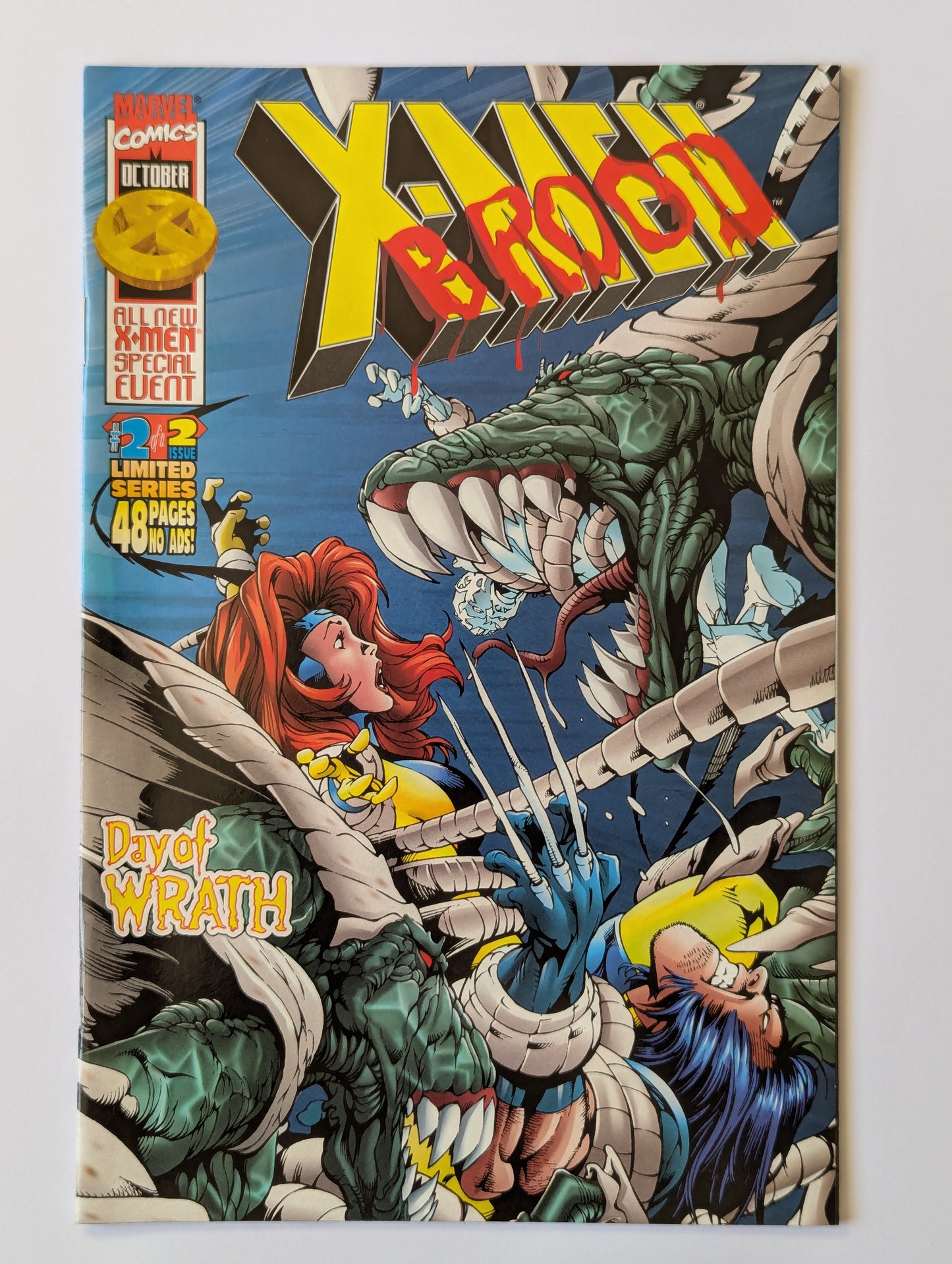 X-Men Brood Day of Wrath #2 Marvel Comic Book