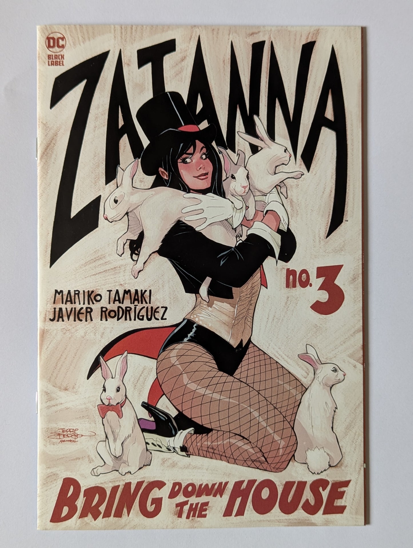 Zatanna Bring Down the House #3 Variant DC Comic Book