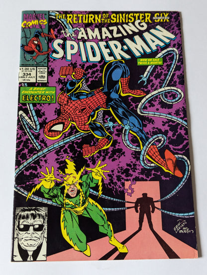 Amazing Spider-Man #334 Marvel Comic Book