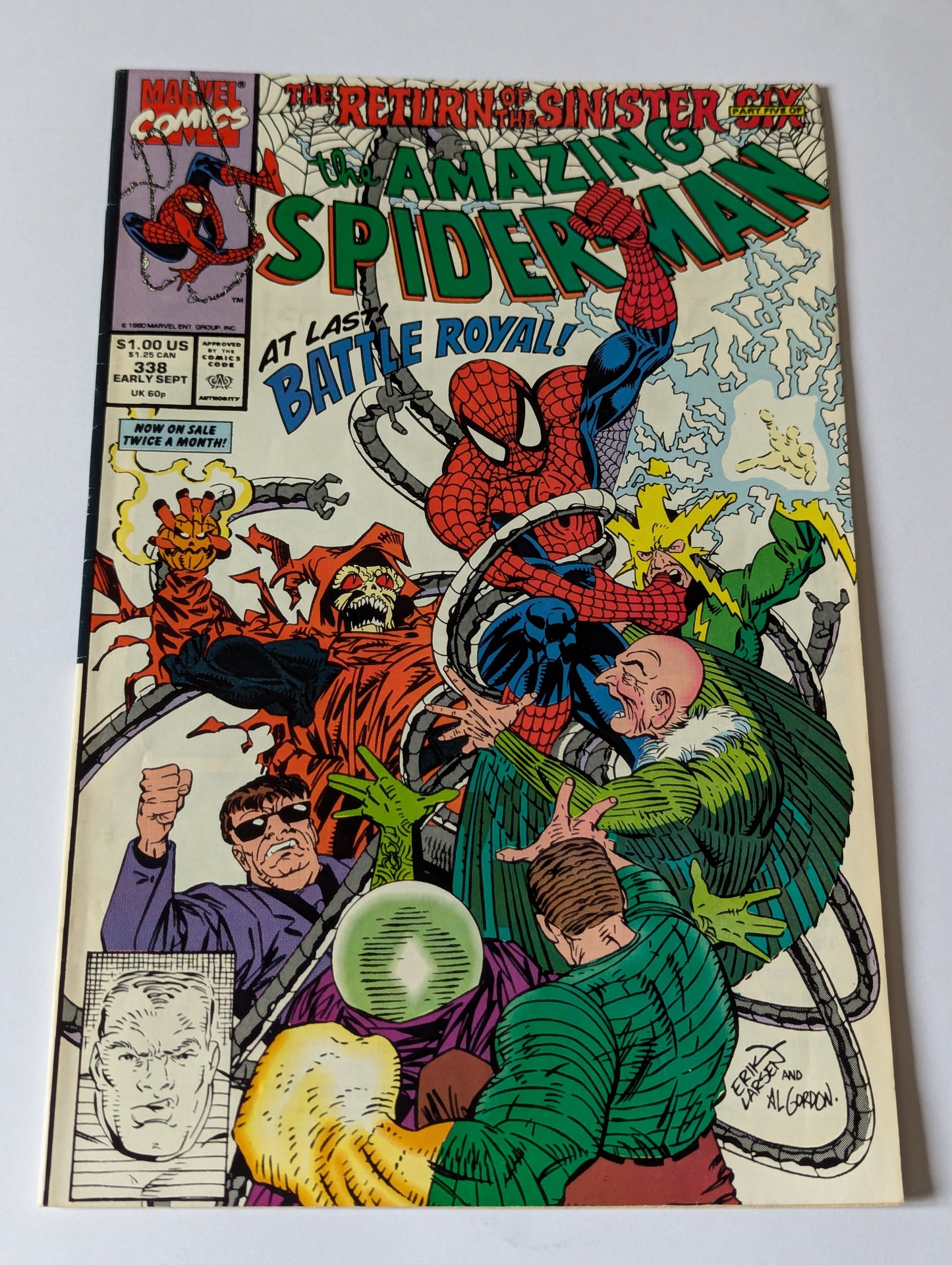 Amazing Spider-Man #338 Marvel Comic Book