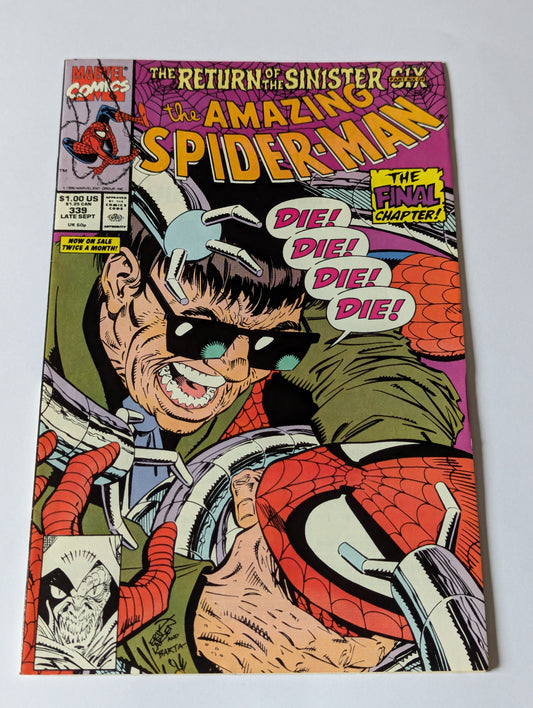 Amazing Spider-Man #339 Marvel Comic Book
