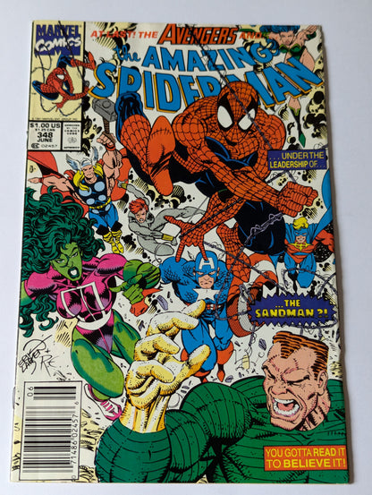 Amazing Spider-Man #348 Marvel Comic Book