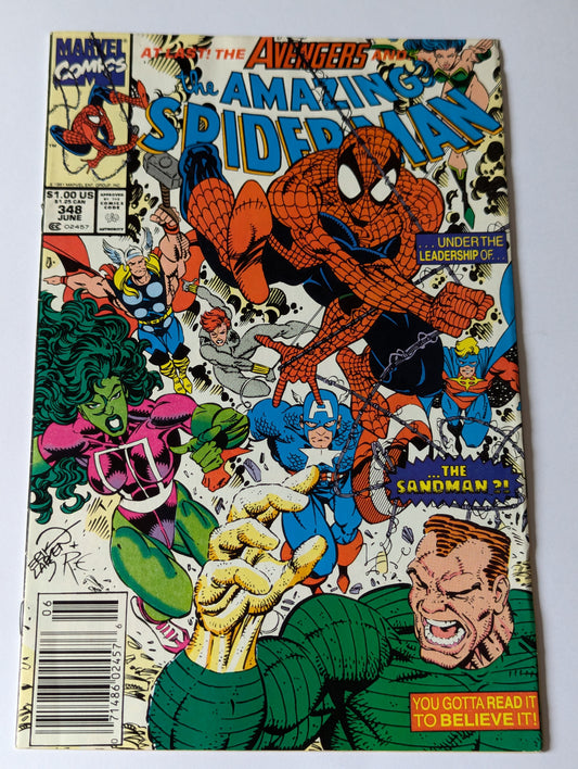 Amazing Spider-Man #348 Marvel Comic Book