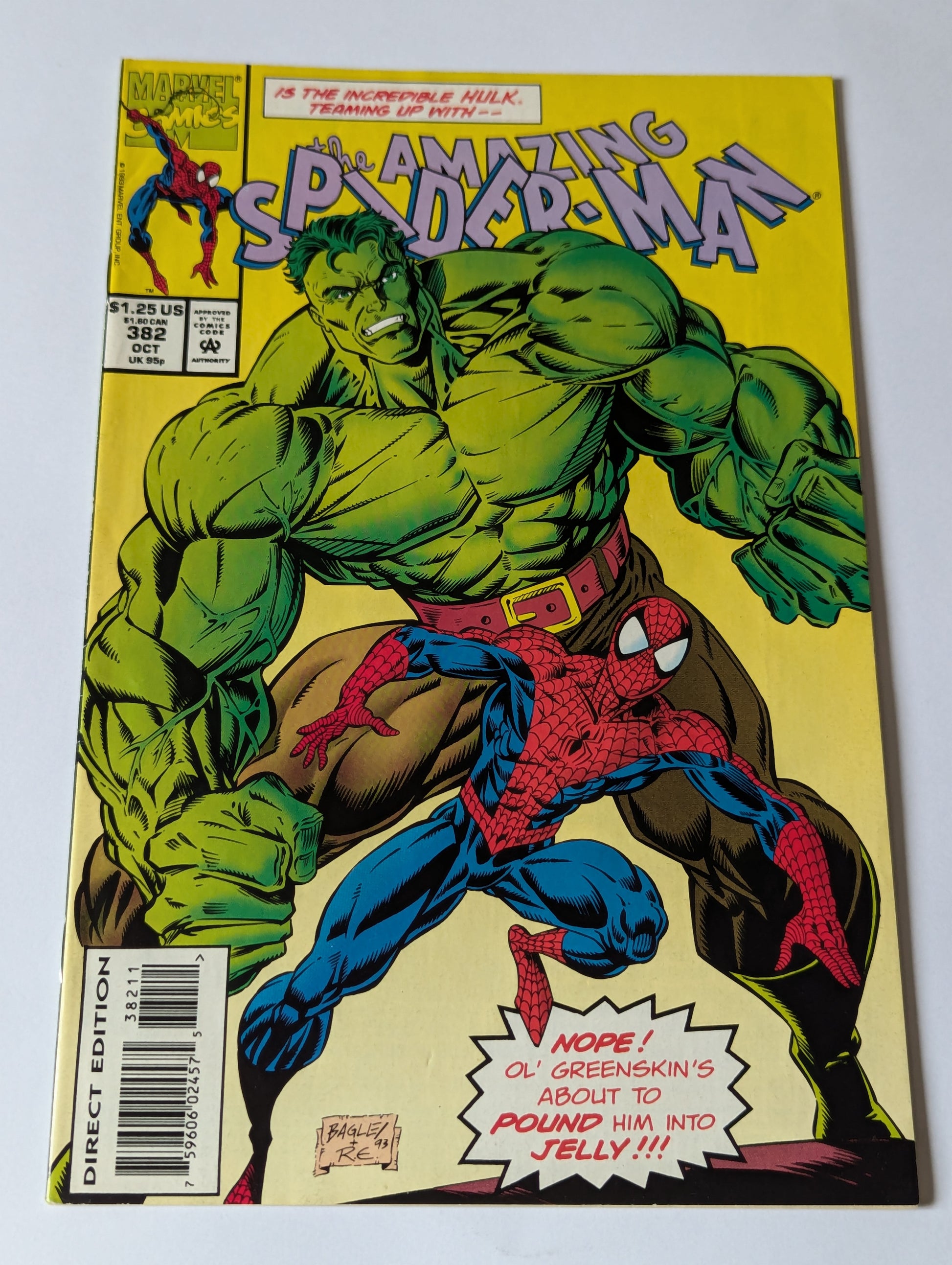 Amazing Spider-Man #382 Marvel Comic Book