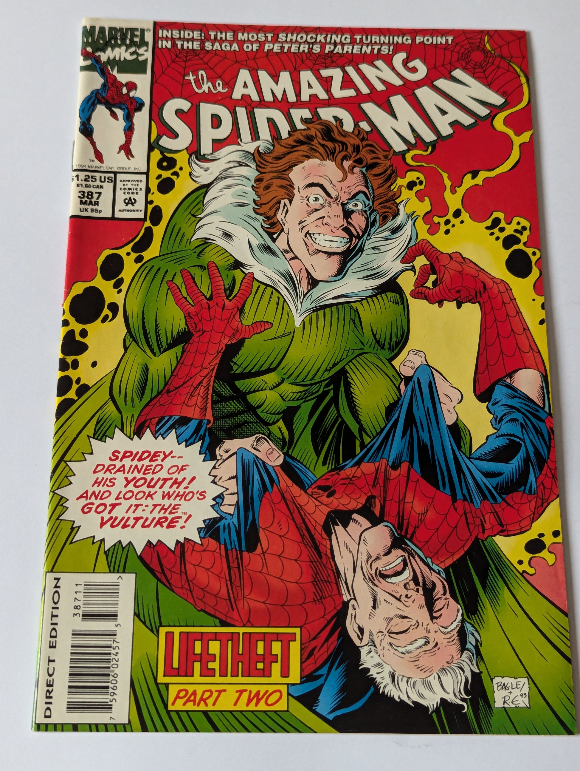 Amazing Spider-Man #387 Marvel Comic Book