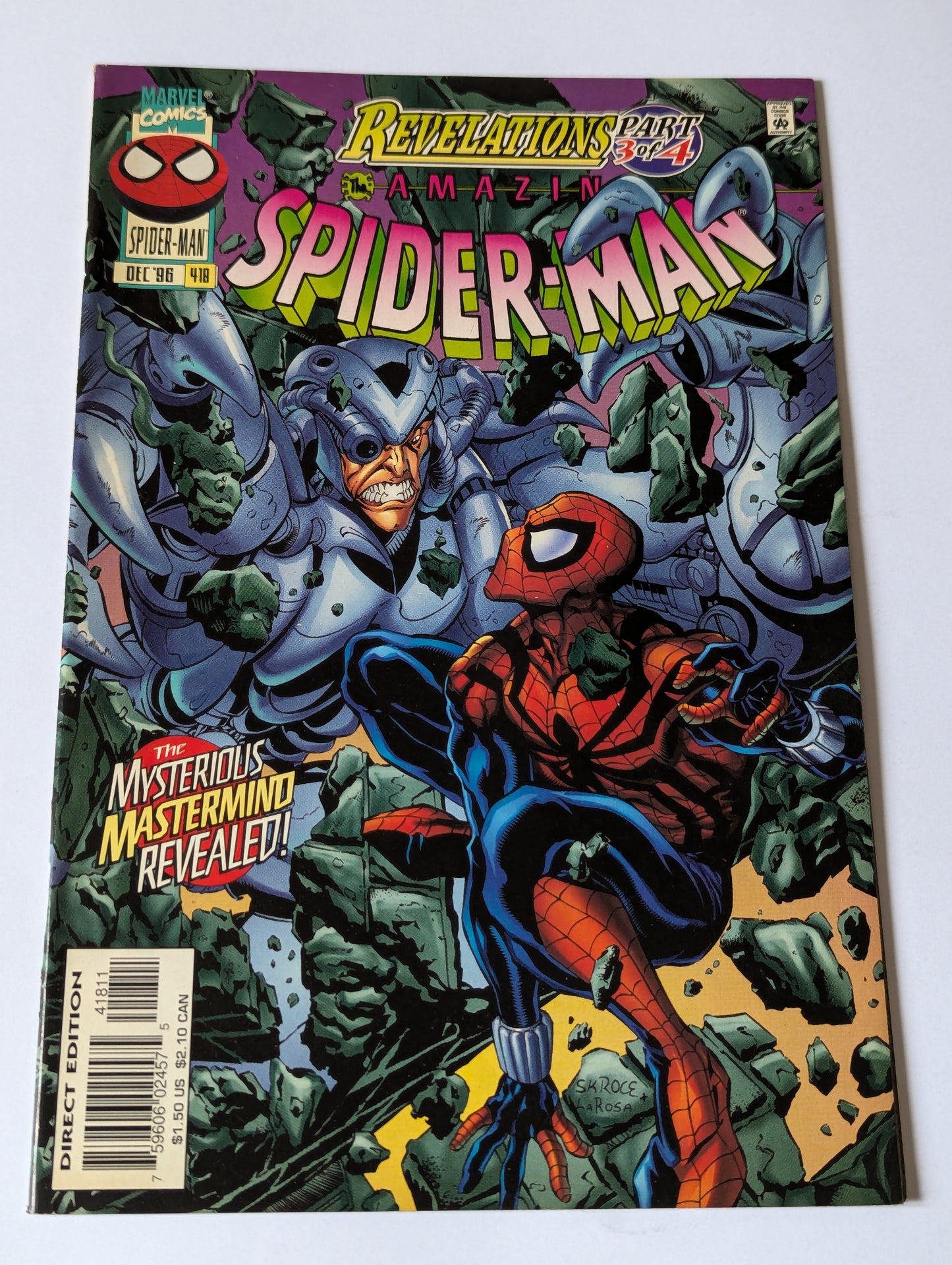 Amazing Spider-Man #418 Marvel Comic Book