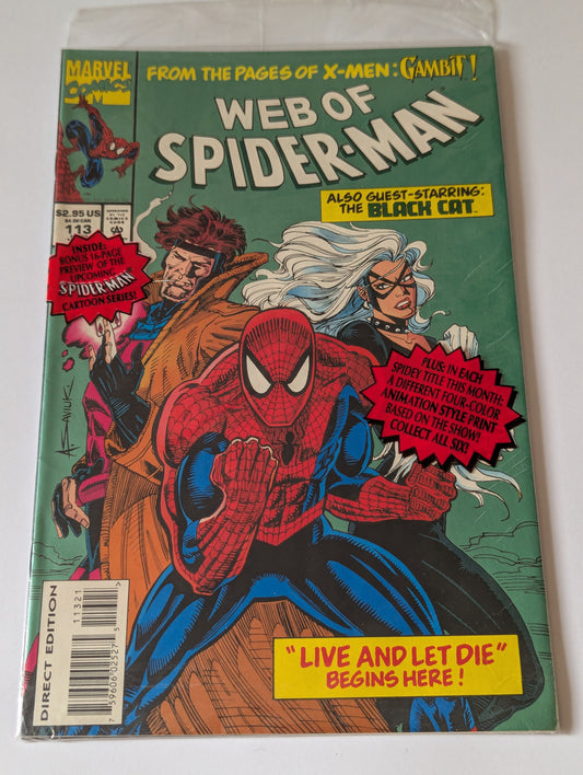 Web of Spider-Man #113 - Green Cover