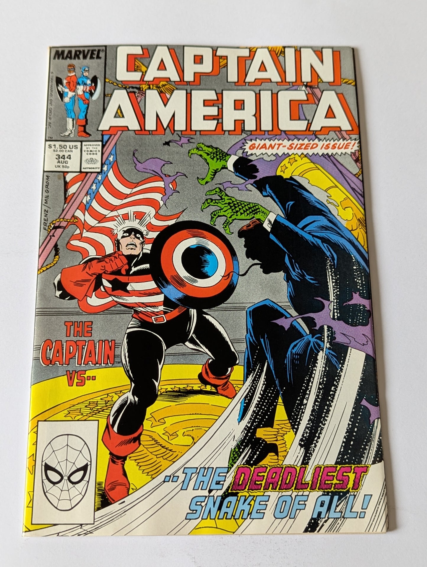 Captain America #344