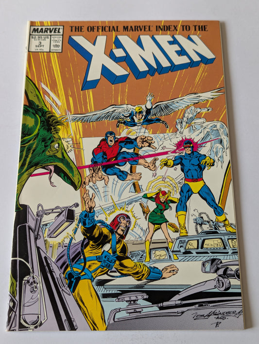 Official Marvel Index to the X-Men #3 (1987 Series)