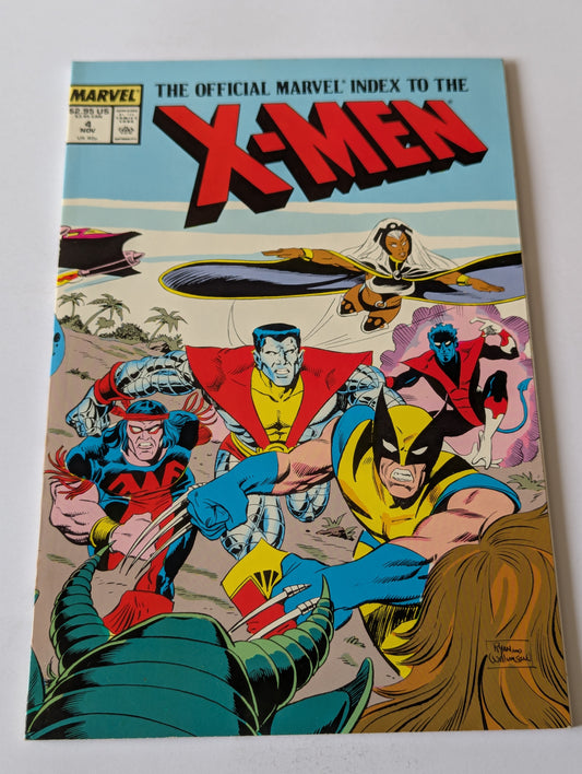 Official Marvel Index to the X-Men #4 (1987 Series)