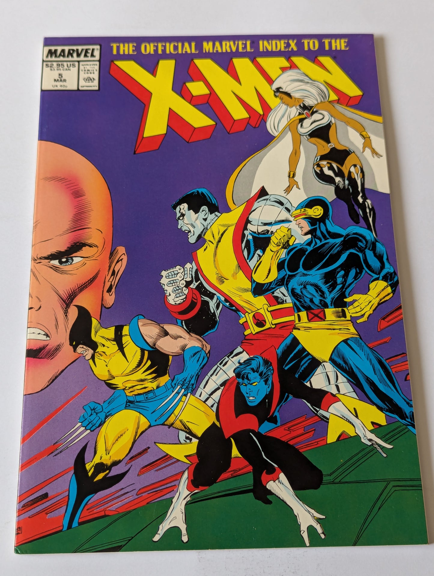 Official Marvel Index to the X-Men #5 (1987 Series)