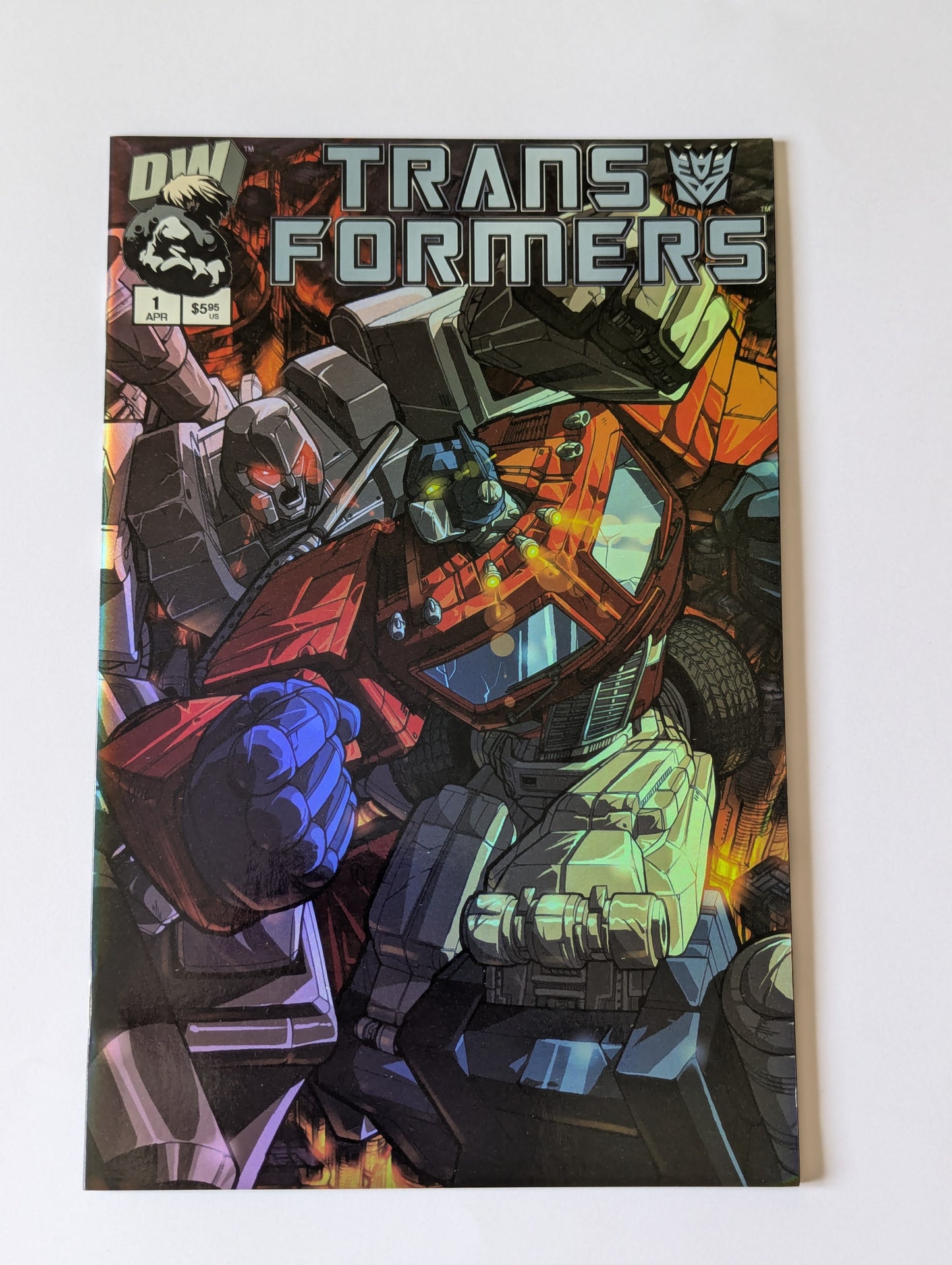 Transformers: Generation 1 #1 - Foil Wraparound Variant