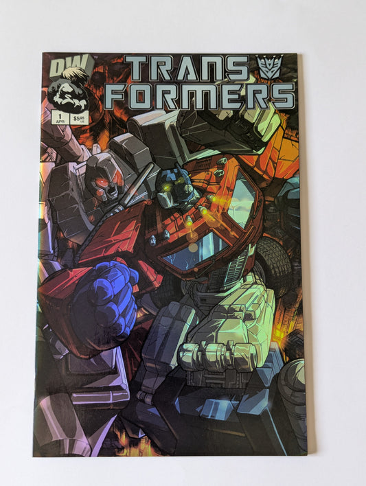 Transformers: Generation 1 #1 - Foil Wraparound Variant